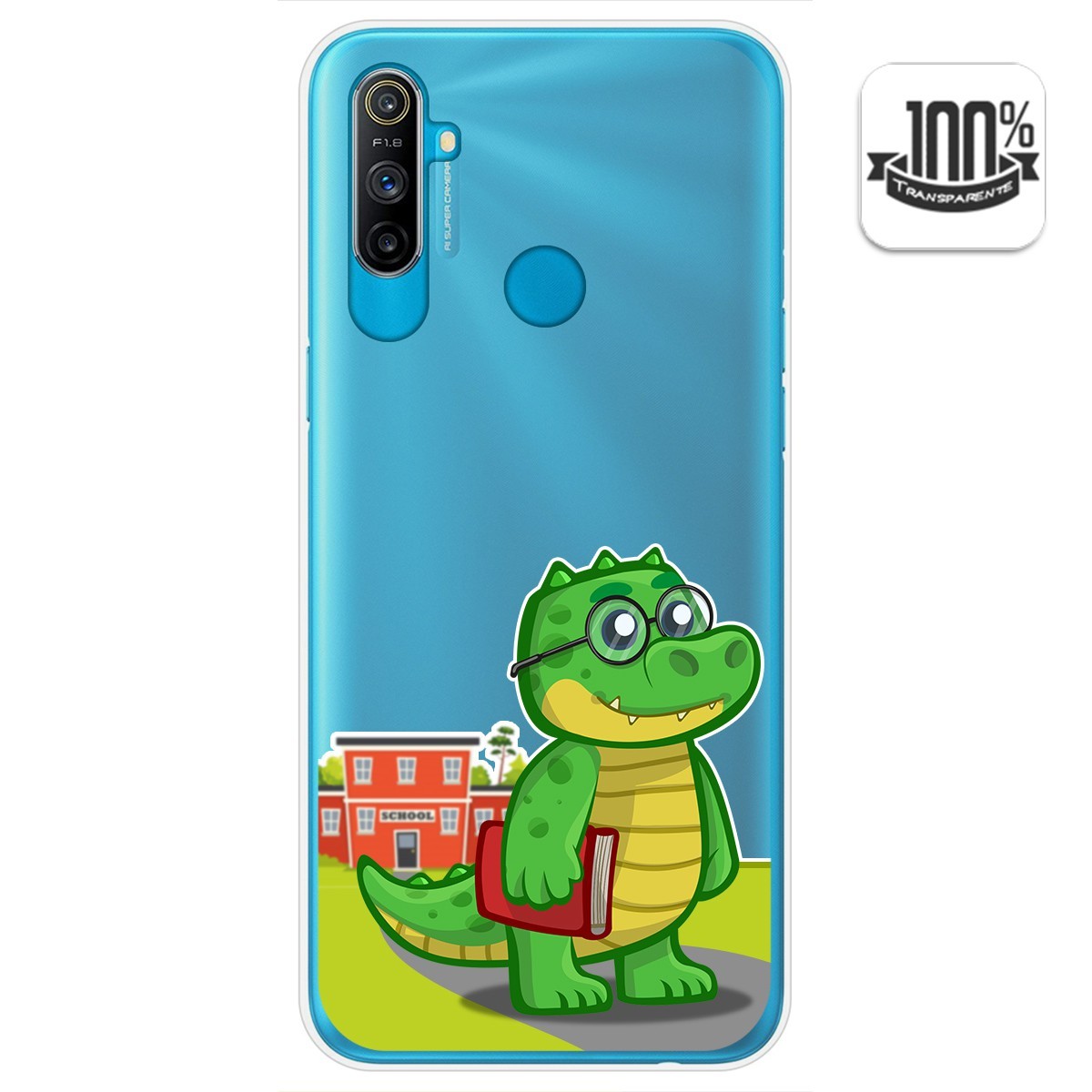 Funda Gel Transparente para Realme C3 diseño Coco Dibujos