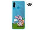 Funda Gel Transparente para Realme C3 diseño Conejo Dibujos