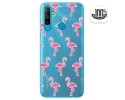 Funda Gel Transparente para Realme C3 diseño Flamenco Dibujos
