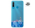 Funda Gel Transparente para Realme C3 diseño Hipo Dibujos