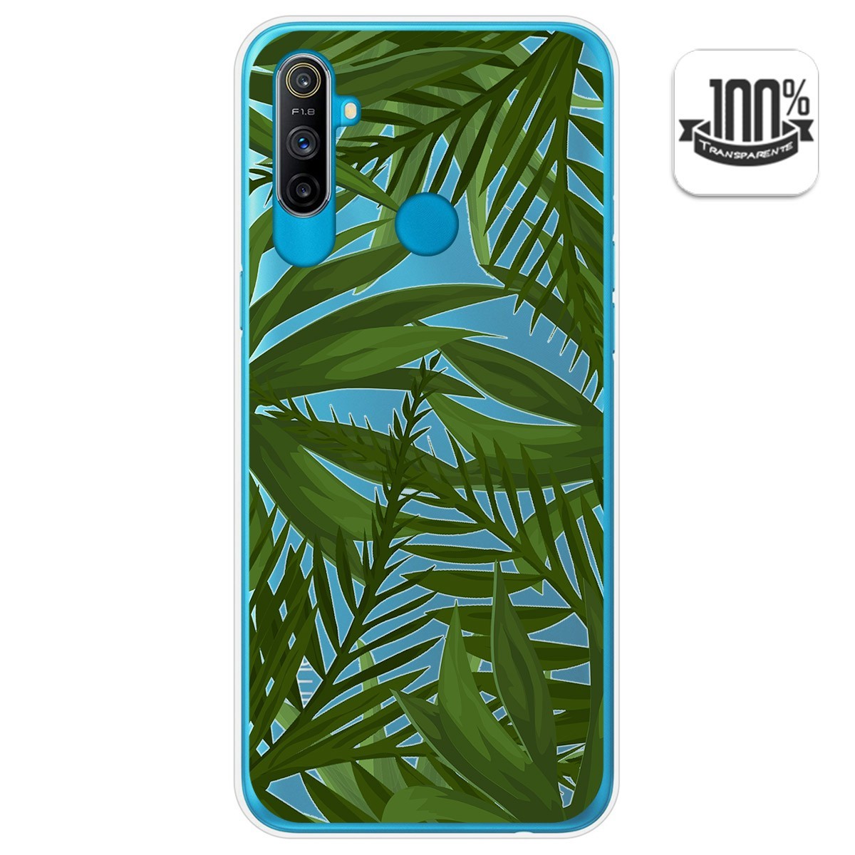 Funda Gel Transparente para Realme C3 diseño Jungla Dibujos