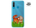 Funda Gel Transparente para Realme C3 diseño Tigre Dibujos