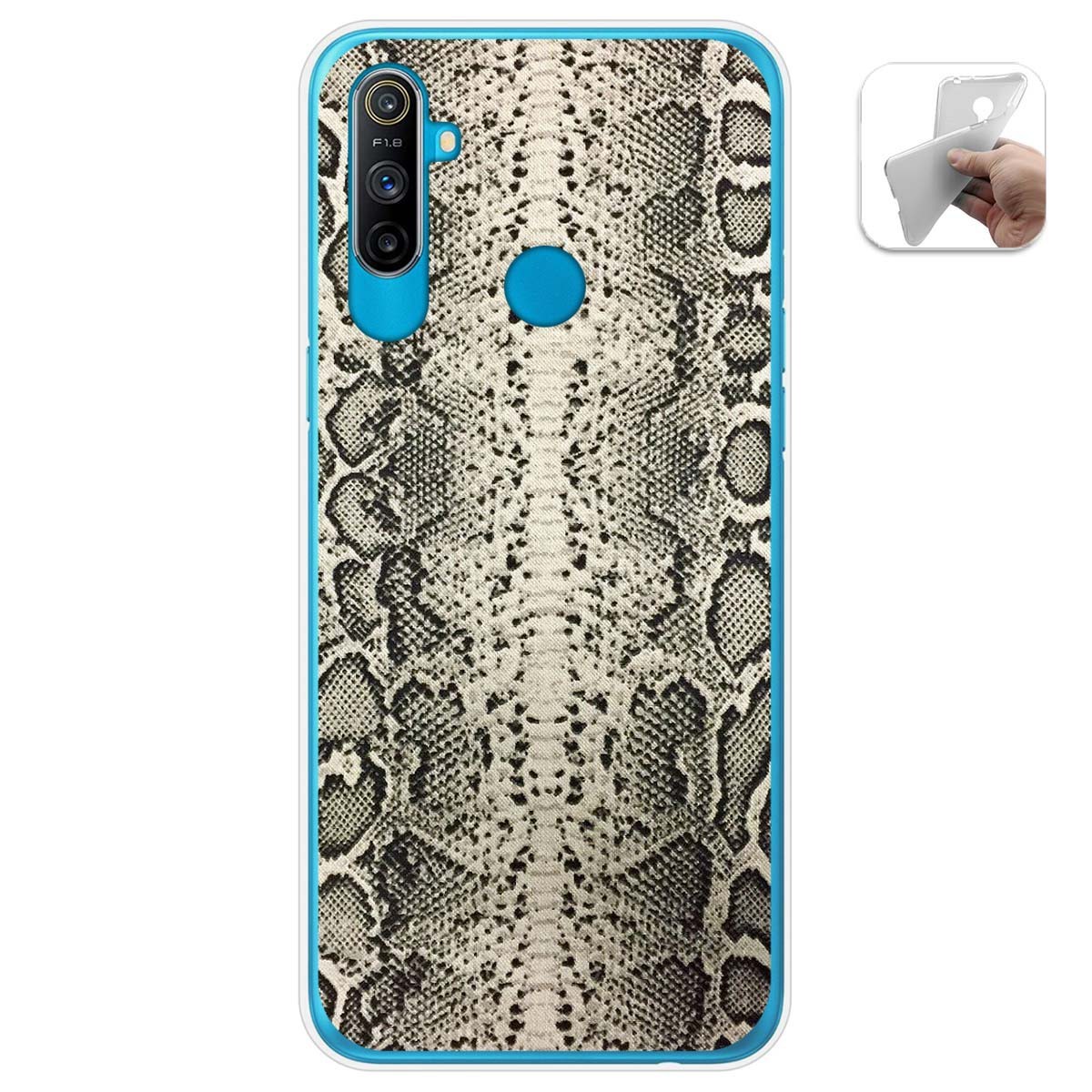 Funda Gel Tpu para Realme C3 diseño Animal 01 Dibujos