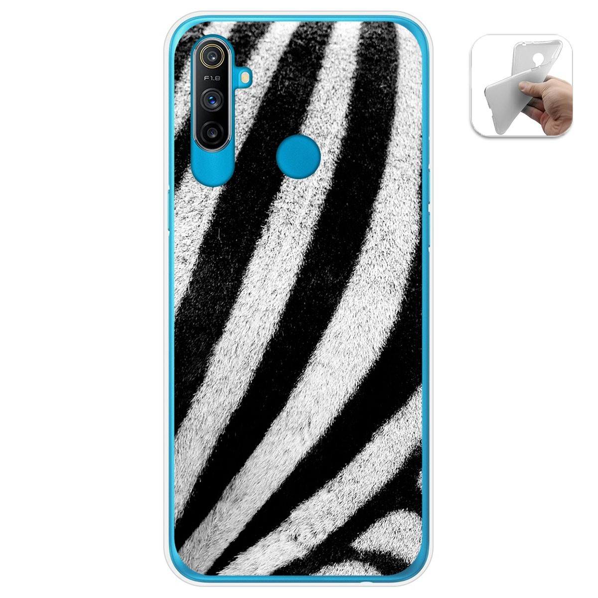 Funda Gel Tpu para Realme C3 diseño Animal 02 Dibujos