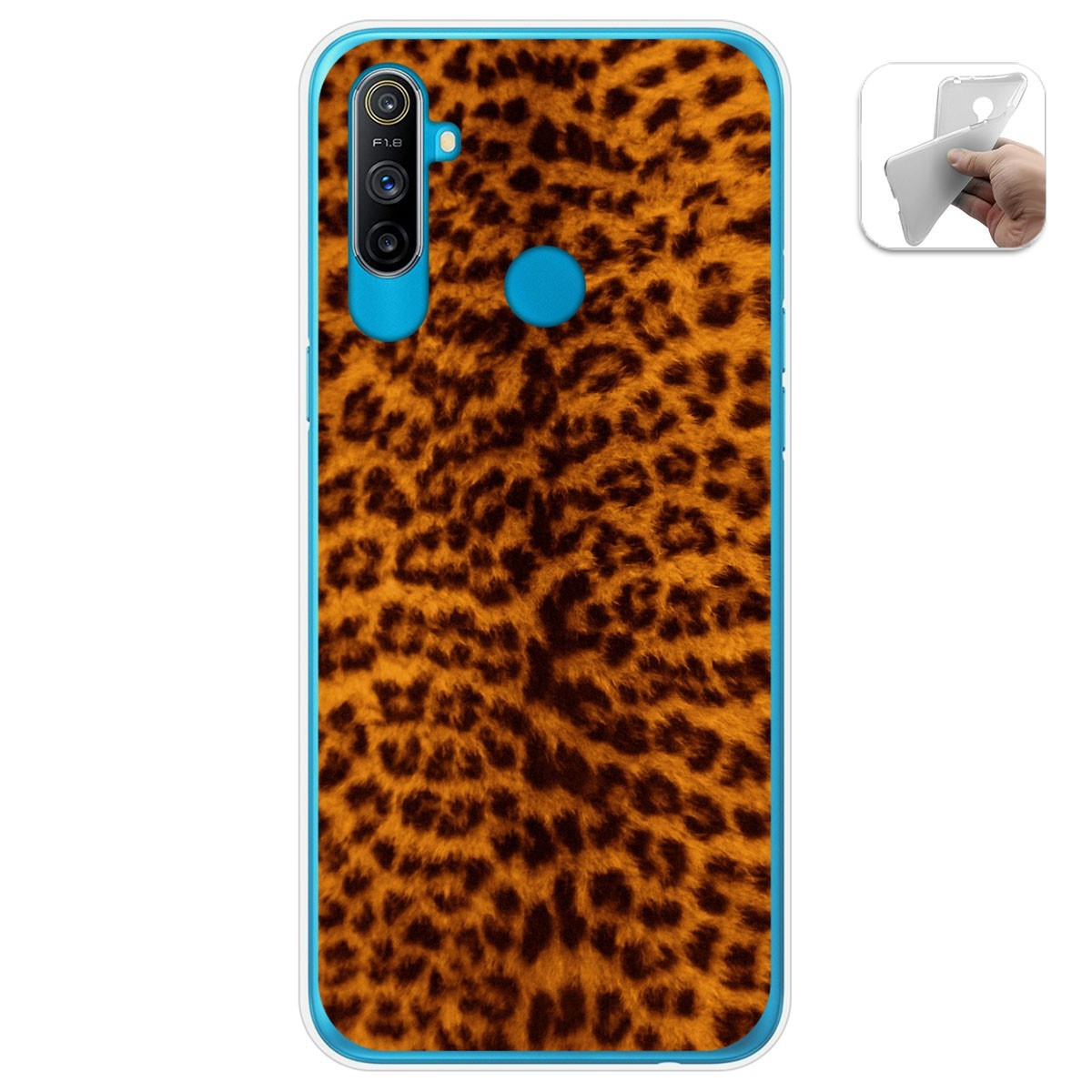 Funda Gel Tpu para Realme C3 diseño Animal 03 Dibujos