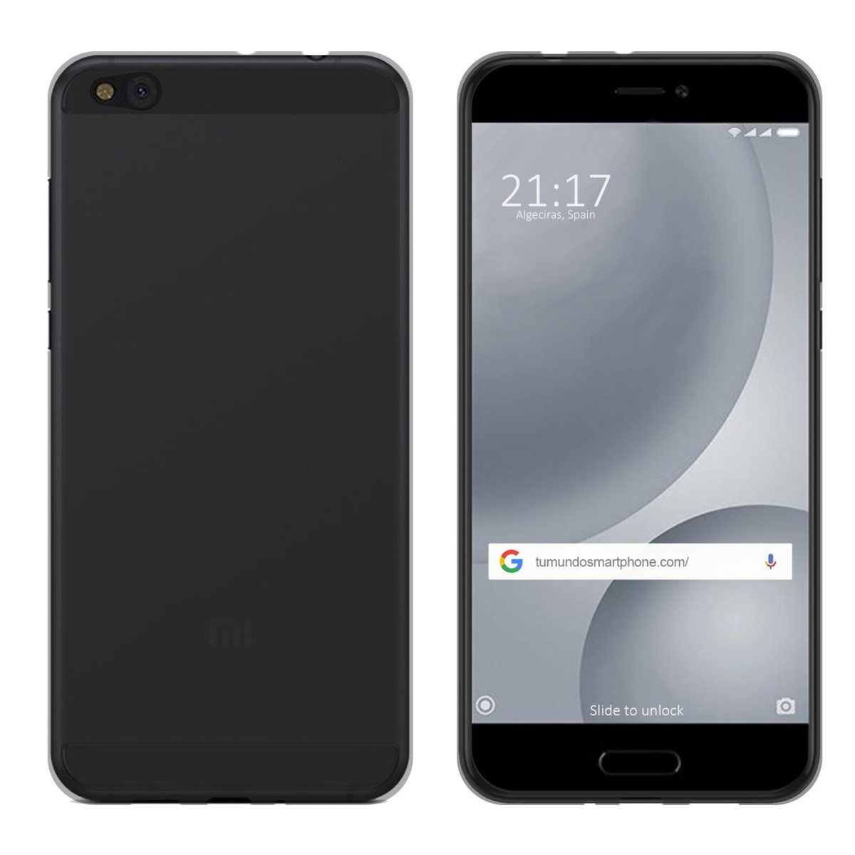 Funda Gel Tpu para Xiaomi Mi 5C Color Negra