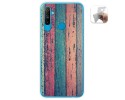Funda Gel Tpu para Realme C3 diseño Madera 10 Dibujos