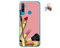 Funda Gel Tpu para Realme C3 diseño Brochas Dibujos