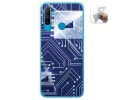 Funda Gel Tpu para Realme C3 diseño Circuito Dibujos