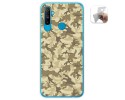 Funda Gel Tpu para Realme C3 diseño Sand Camuflaje Dibujos