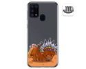 Funda Gel Transparente para Samsung Galaxy M31 diseño Bufalo Dibujos
