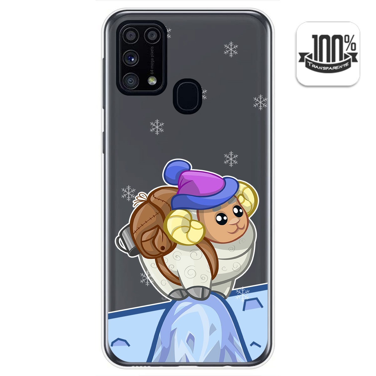 Funda Gel Transparente para Samsung Galaxy M31 diseño Cabra Dibujos
