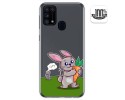Funda Gel Transparente para Samsung Galaxy M31 diseño Conejo Dibujos