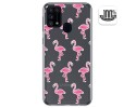 Funda Gel Transparente para Samsung Galaxy M31 diseño Flamenco Dibujos
