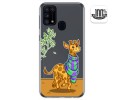Funda Gel Transparente para Samsung Galaxy M31 diseño Jirafa Dibujos
