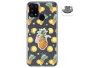 Funda Gel Transparente para Samsung Galaxy M31 diseño Piña Dibujos
