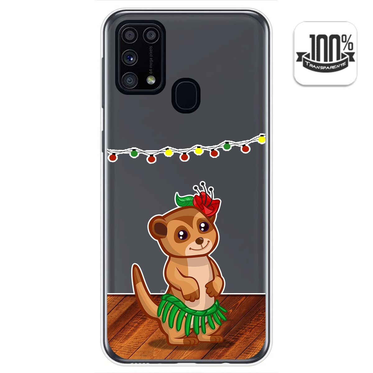 Funda Gel Transparente para Samsung Galaxy M31 diseño Suricata Dibujos