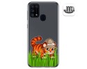 Funda Gel Transparente para Samsung Galaxy M31 diseño Tigre Dibujos