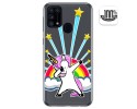 Funda Gel Transparente para Samsung Galaxy M31 diseño Unicornio Dibujos