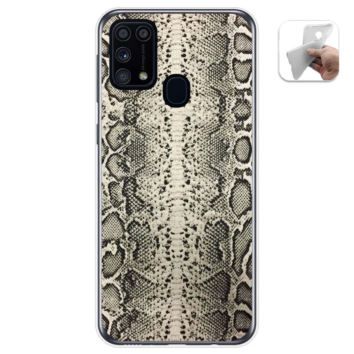Funda Gel Tpu para Samsung Galaxy M31 diseño Animal 01 Dibujos