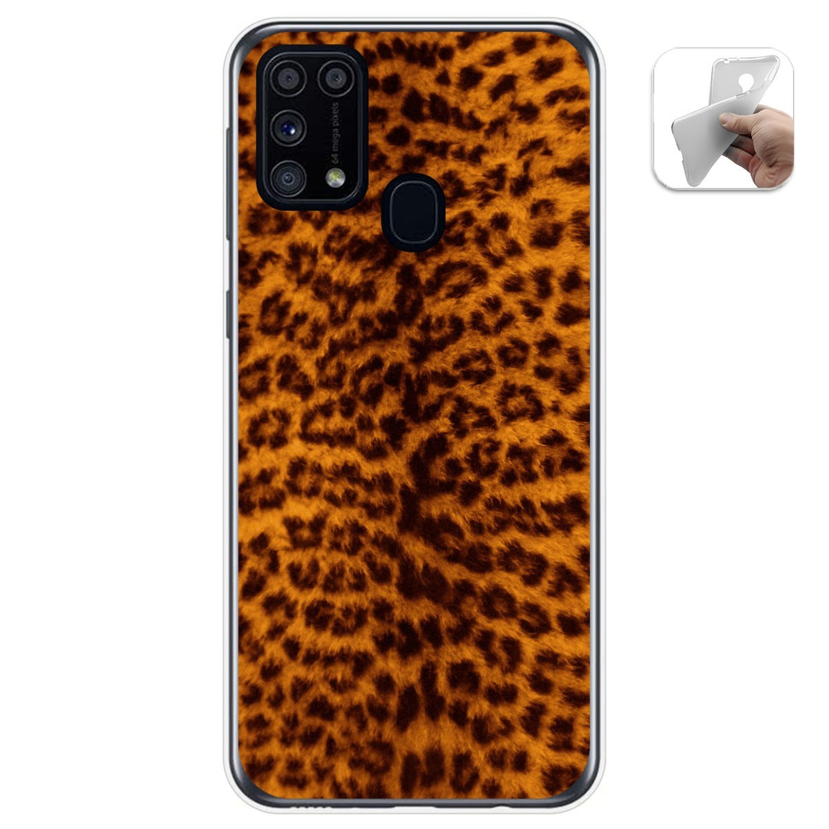 Funda Gel Tpu para Samsung Galaxy M31 diseño Animal 03 Dibujos