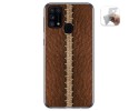 Funda Gel Tpu para Samsung Galaxy M31 diseño Cuero 01 Dibujos