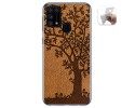 Funda Gel Tpu para Samsung Galaxy M31 diseño Cuero 03 Dibujos