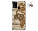 Funda Gel Tpu para Samsung Galaxy M31 diseño Madera 07 Dibujos
