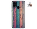 Funda Gel Tpu para Samsung Galaxy M31 diseño Madera 10 Dibujos