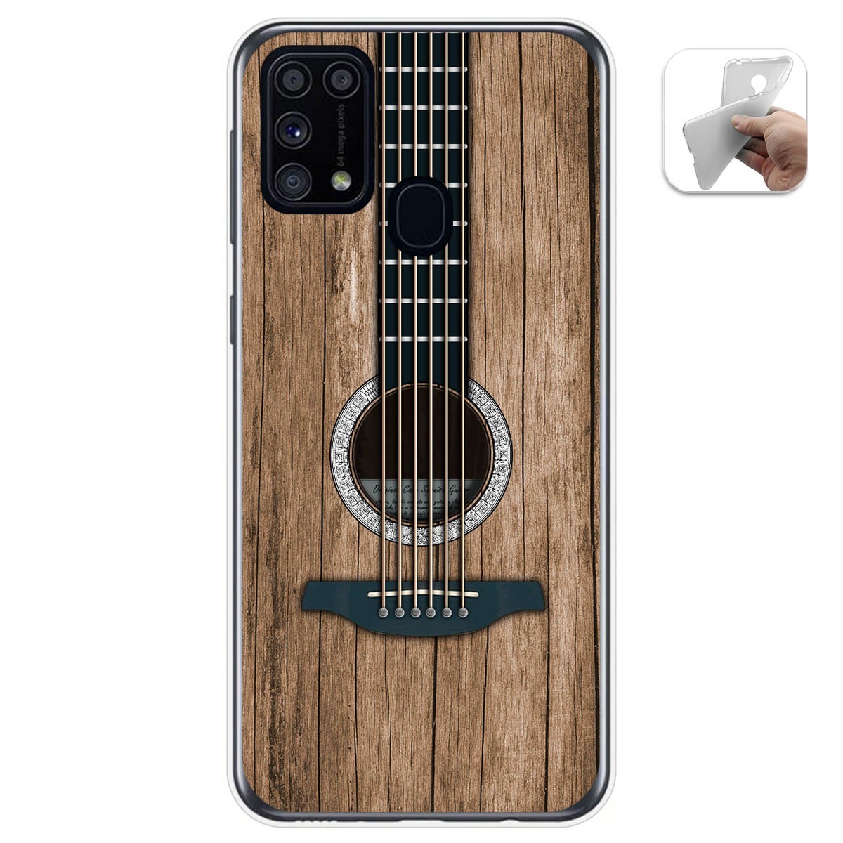 Funda Gel Tpu para Samsung Galaxy M31 diseño Madera 11 Dibujos