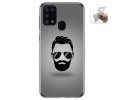 Funda Gel Tpu para Samsung Galaxy M31 diseño Barba Dibujos