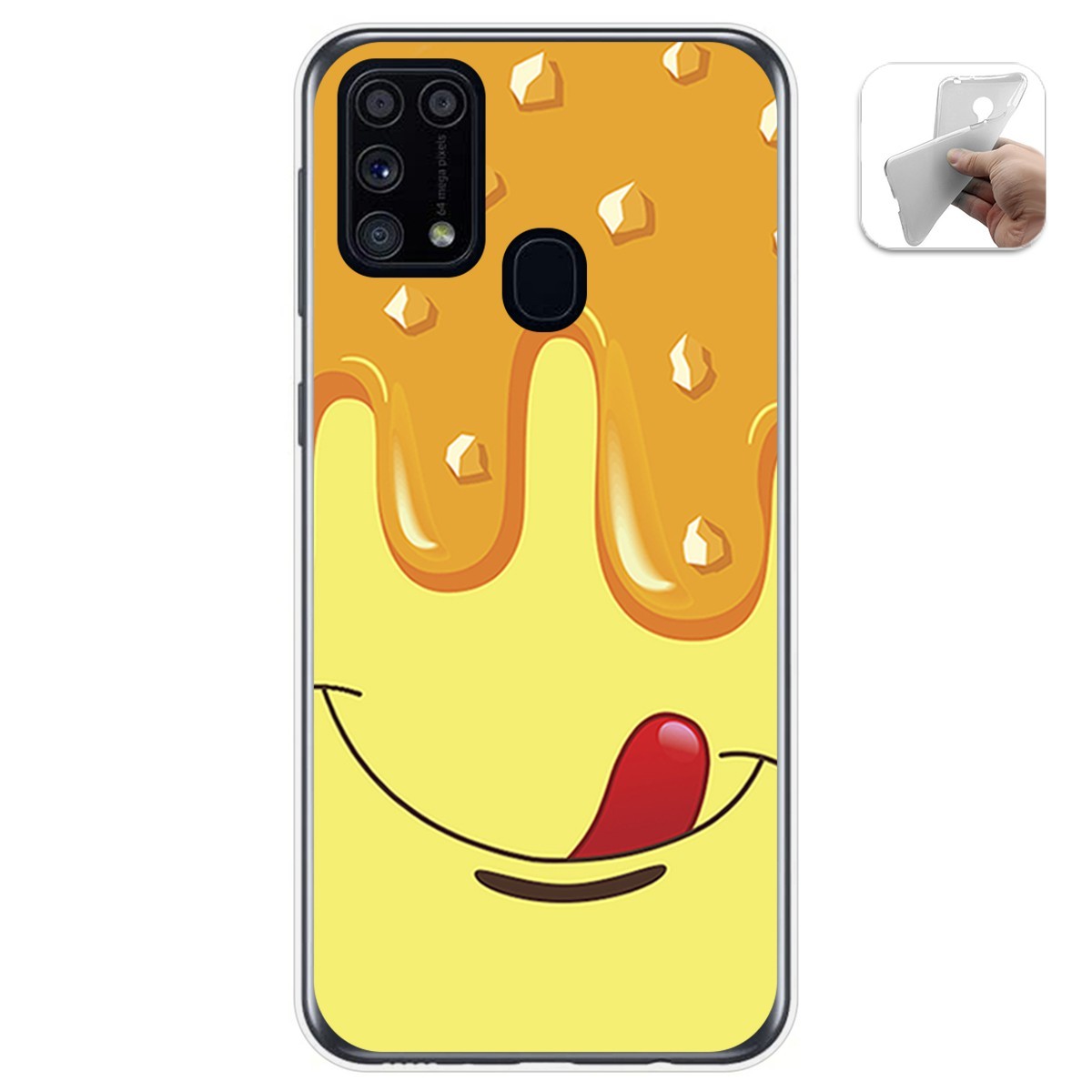 Funda Gel Tpu para Samsung Galaxy M31 diseño Helado Vainilla Dibujos