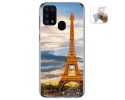 Funda Gel Tpu para Samsung Galaxy M31 diseño Paris Dibujos