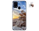Funda Gel Tpu para Samsung Galaxy M31 diseño Sunset Dibujos
