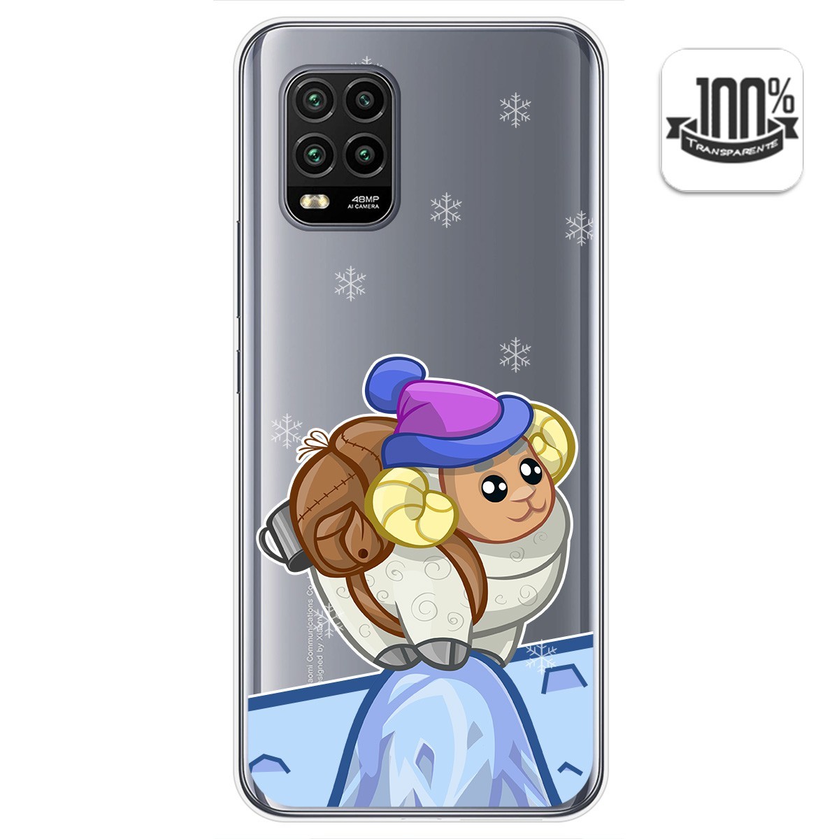 Funda Gel Transparente para Xiaomi Mi 10 Lite diseño Cabra Dibujos