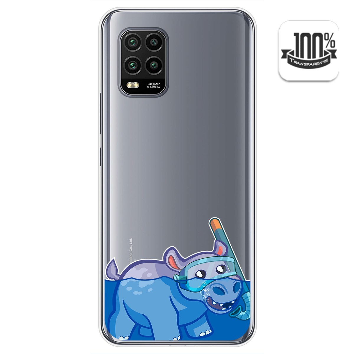 Funda Gel Transparente para Xiaomi Mi 10 Lite diseño Hipo Dibujos
