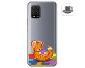 Funda Gel Transparente para Xiaomi Mi 10 Lite diseño Leopardo Dibujos