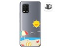 Funda Gel Transparente para Xiaomi Mi 10 Lite diseño Playa Dibujos