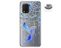 Funda Gel Transparente para Xiaomi Mi 10 Lite diseño Plumas Dibujos