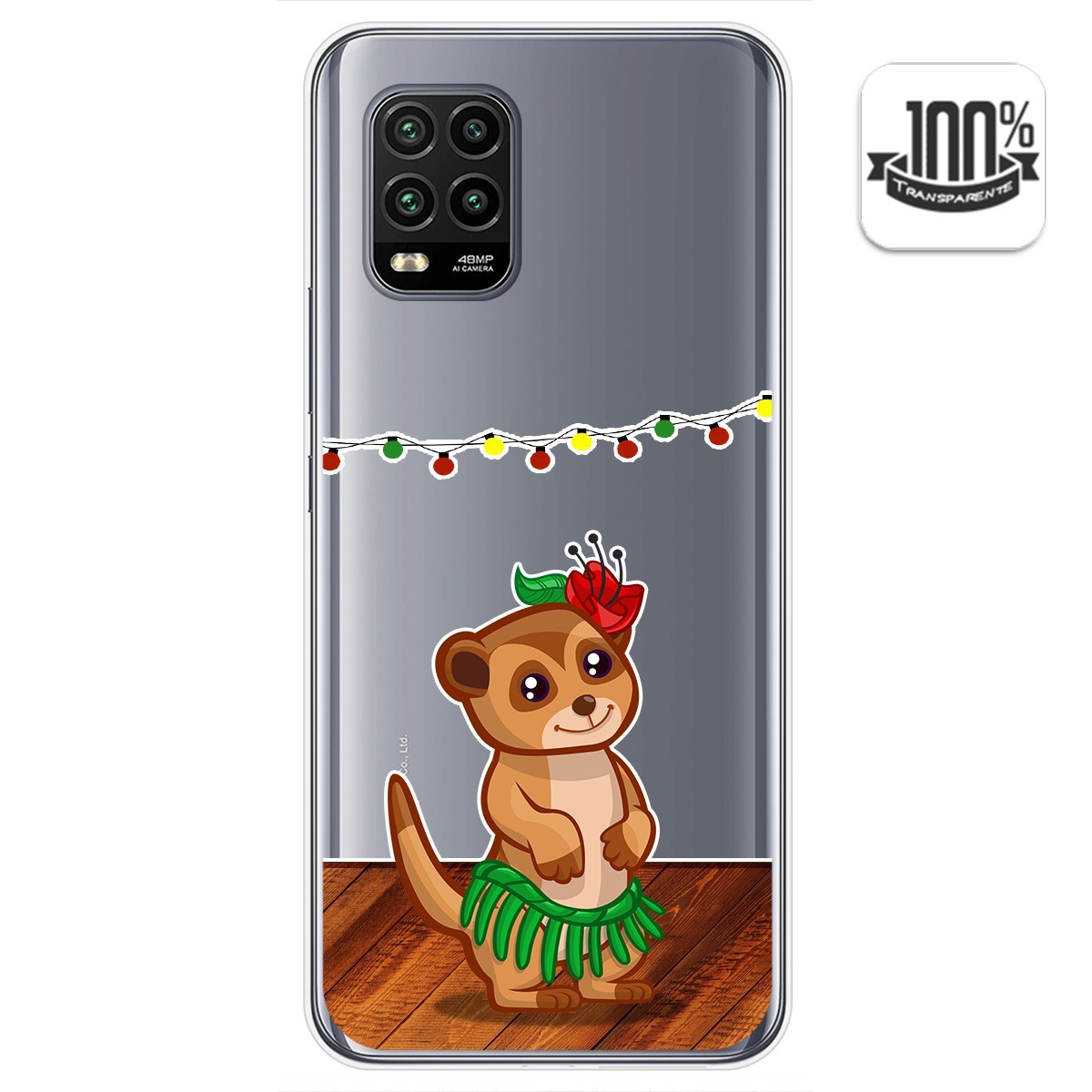 Funda Gel Transparente para Xiaomi Mi 10 Lite diseño Suricata Dibujos