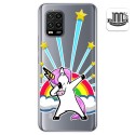 Funda Gel Transparente para Xiaomi Mi 10 Lite diseño Unicornio Dibujos