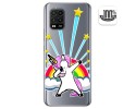 Funda Gel Transparente para Xiaomi Mi 10 Lite diseño Unicornio Dibujos