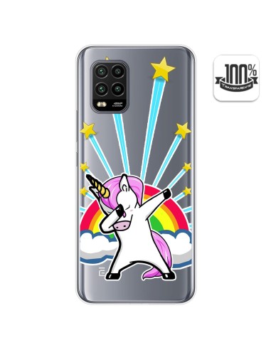 Xiaomi Mi 10 Lite Funda Gel Tpu Silicona transparente dibujo  Unicornio