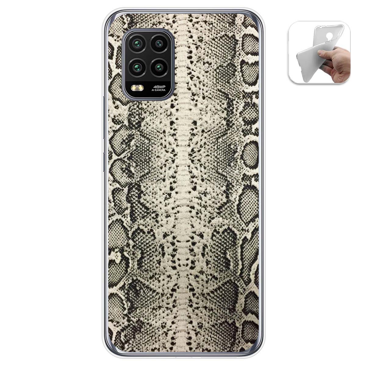 Funda Gel Tpu para Xiaomi Mi 10 Lite diseño Animal 01 Dibujos