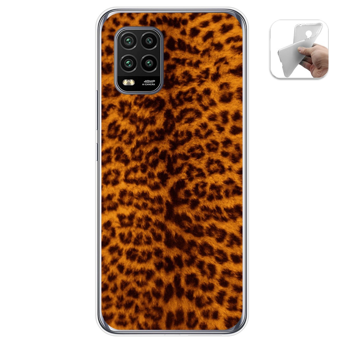 Funda Gel Tpu para Xiaomi Mi 10 Lite diseño Animal 03 Dibujos