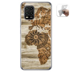 Funda Gel Tpu para Xiaomi Mi 10 Lite diseño Madera 07 Dibujos