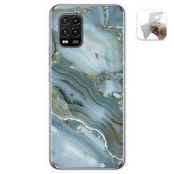 Funda Gel Tpu para Xiaomi Mi 10 Lite diseño Mármol 09 Dibujos