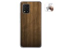Funda Gel Tpu para Xiaomi Mi 10 Lite diseño Madera Dibujos