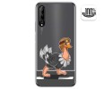 Funda Gel Transparente para Huawei P Smart Pro diseño Avestruz Dibujos