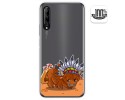 Funda Gel Transparente para Huawei P Smart Pro diseño Bufalo Dibujos